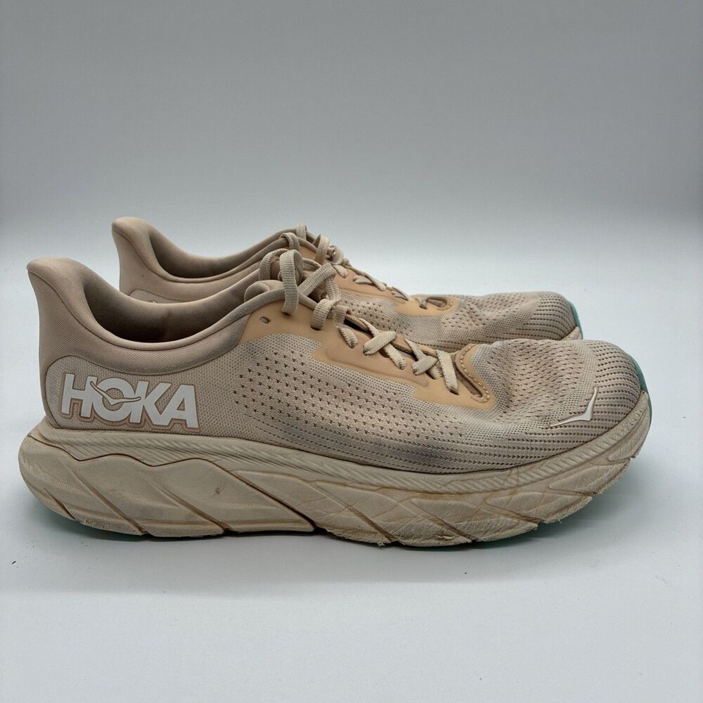 HOKA ONE ONE Arahi 7 Womens Size 10 B Running Shoes Peach Beige 1147851 VRM